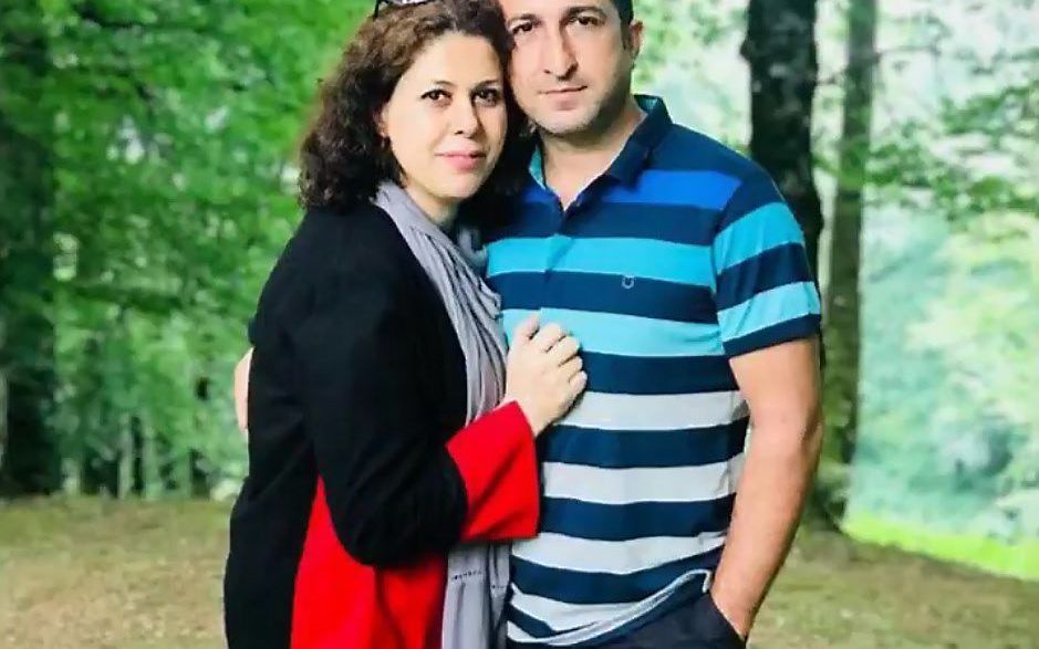 Yousef Nadarkhani met zijn vrouw. beeld Amin Pishkar