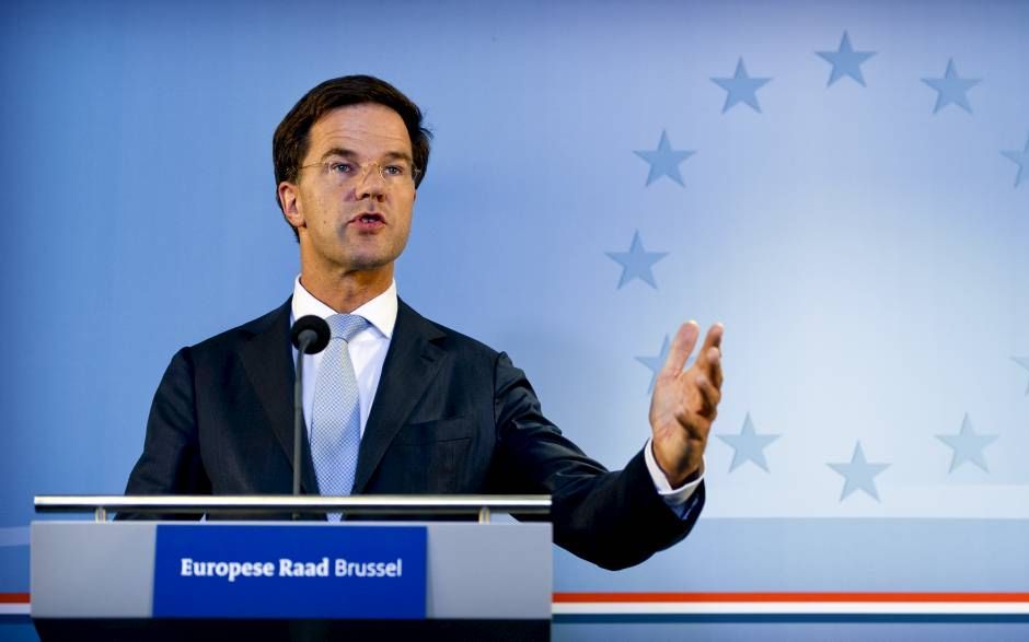 Minsiter president Rutte. Foto ANP