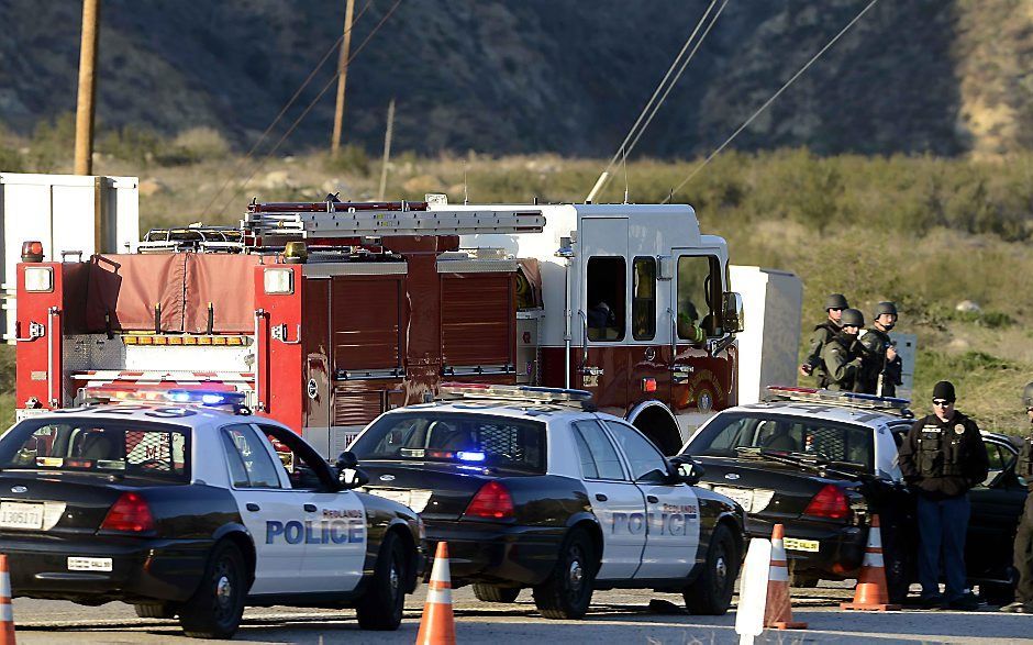 De doorgedraaide Amerikaanse oud-agent Christopher Dorner is mogelijk dood, maar volgens de politie in Californië is dit nog allerminst zeker. Foto EPA