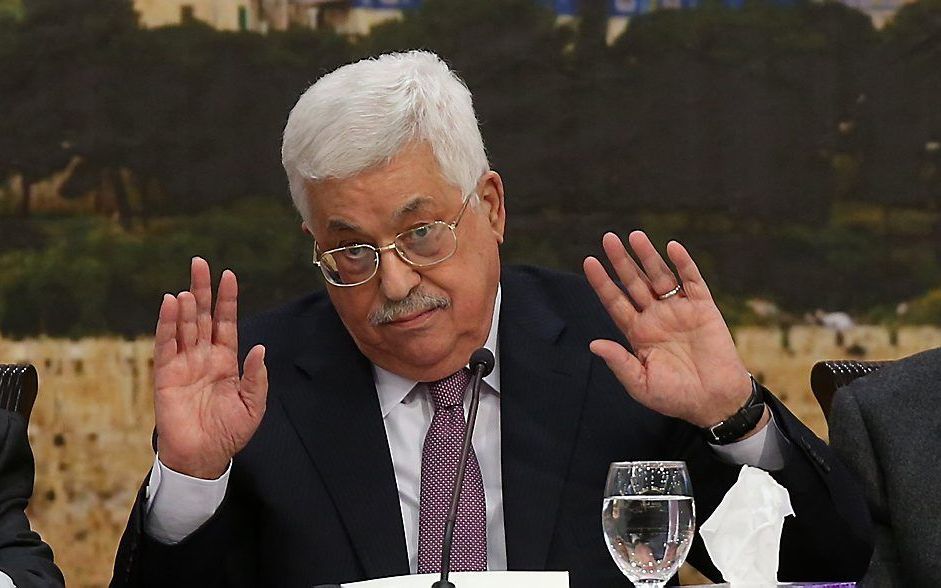 De Palestijnse leider Mahmud Abbas weigert al jaren consequent met Israël aan de onderhandelingstafel plaats te nemen. beeld EPA, Alaa Badarneh