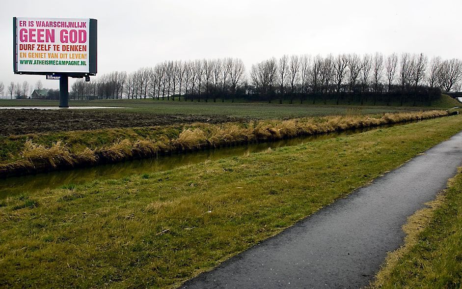 Bord langs de A4 bij Schiphol. beeld ANP