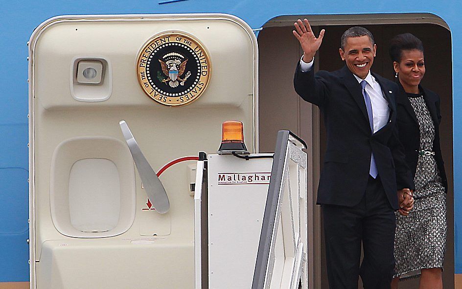 Obama arriveert in Ierland. Foto EPA