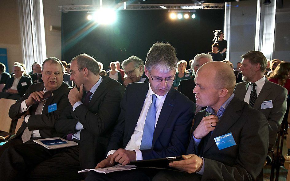 Slob tijdens het ChristenUnie-congres in Ede. Foto ANP