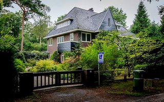 De villa in Bilthoven waar oud-minister Borst in 2014 werd vermoord door Bart van U. beeld ANP, Robin van Lonkhuijsen