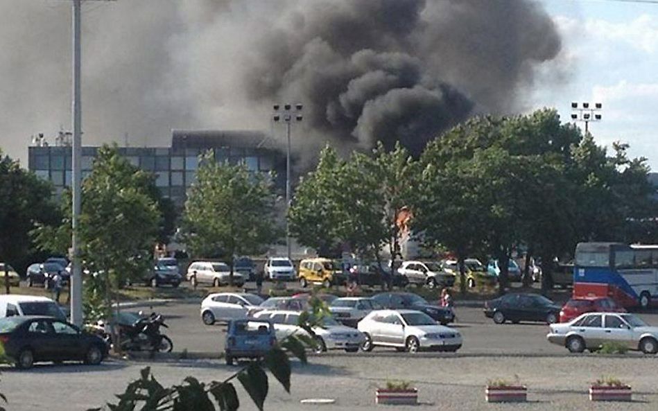 Aanslag op bus Israëliërs in Bulgarije. Foto EPA