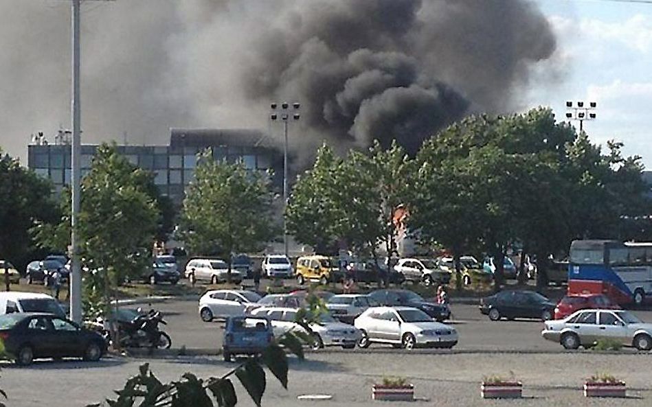 Aanslag op de bus Israëliërs in Bulgarije. Foto EPA