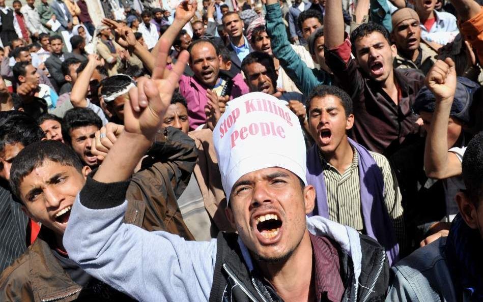 Protesten in Sanaa. Foto EPA