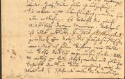 Voorzijde van de brief van Carl Philipp Emanuel Bach aan Engelhard Benjamin Schwickert. beeld Sammlung Bach-Archiv Leipzig