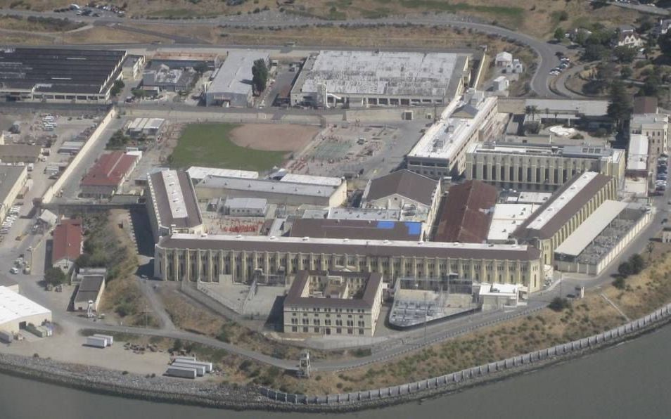 Staatsgevangenis San Quentin in Californië waar Singh vastzit. beeld Wikimedia