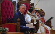 Prins Charles bij de opening van de orthodoxe kerk in Londen.  beeld AFP, Ben Stansall