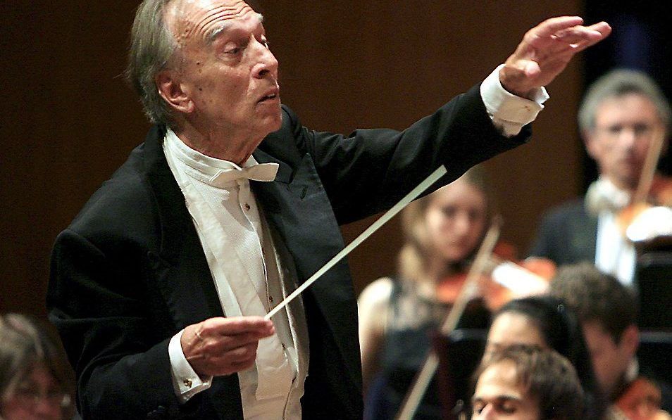 Dirigent Claudio Abbado. Beeld EPA