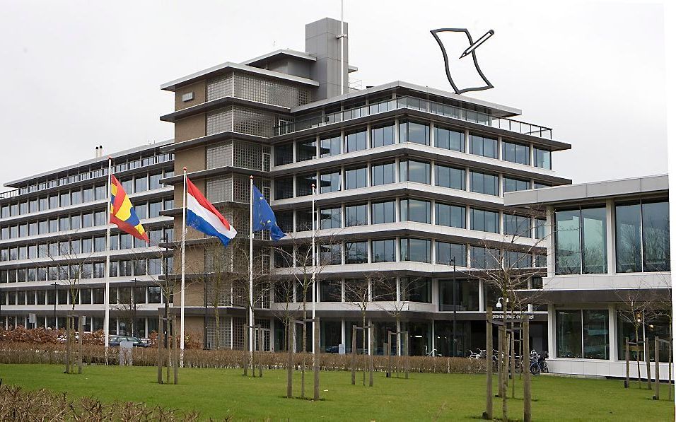 Het provinciehuis van Overijssel in Zwolle. D. van Dijk uit Genemuiden wordt opnieuw lijsttrekker voor de SGP in Overijssel. beeld ANP