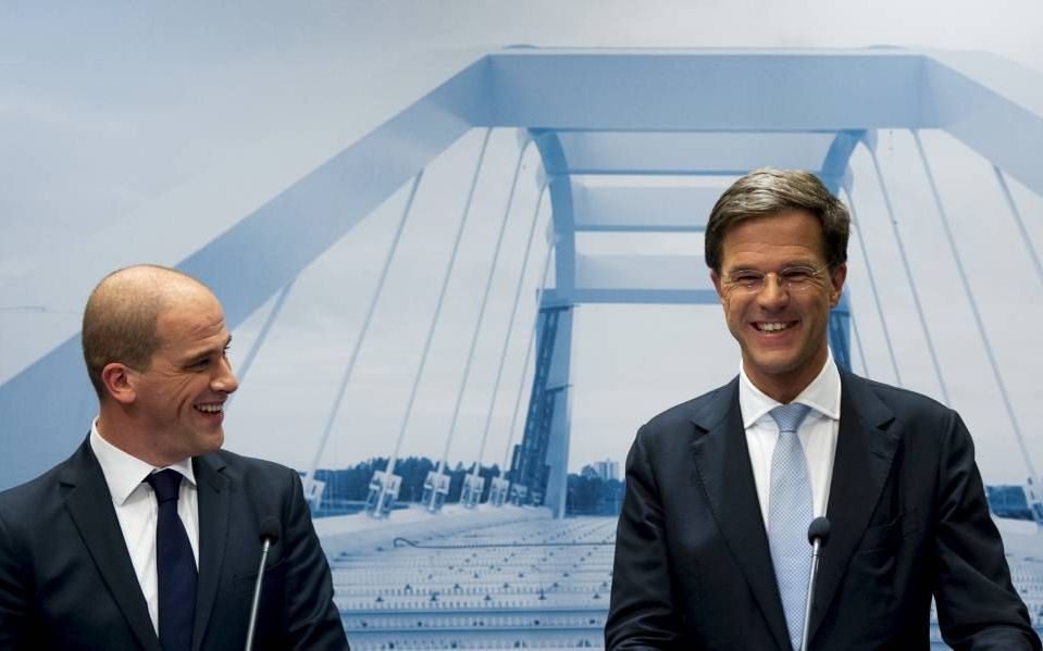 Samsom en Rutte. Foto ANP