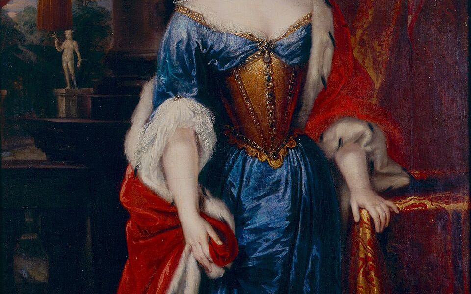 Schilderij van een adellijke dame.