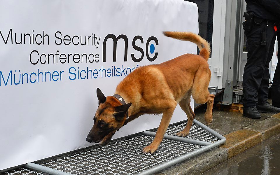 Veiligheidsconferentie in München. beeld AFP, THOMAS KIENZLE