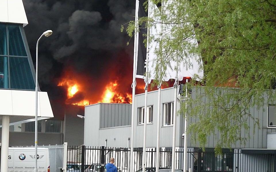 Brand Nijkerk. Foto Pieter den Oudsten