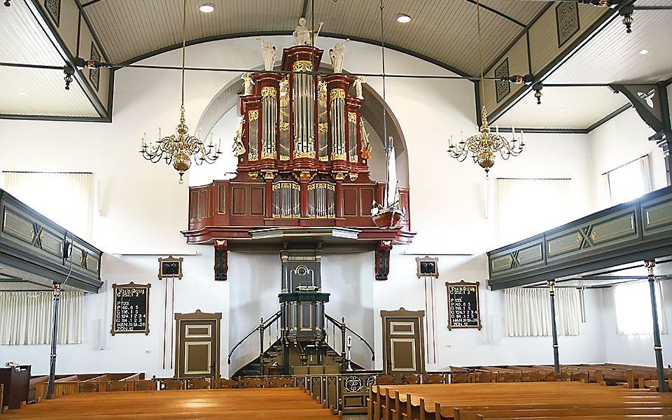 Het Meereorgel in de Bethelkerk in Urk. Beeld www.meereorgel.nl