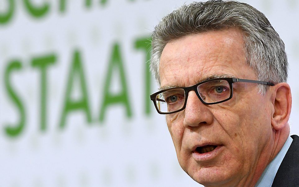 Thomas de Maizière . beeld EPA