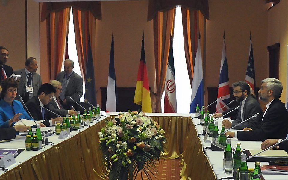 Overleg over het nucleaire programma in Iran.  Foto EPA