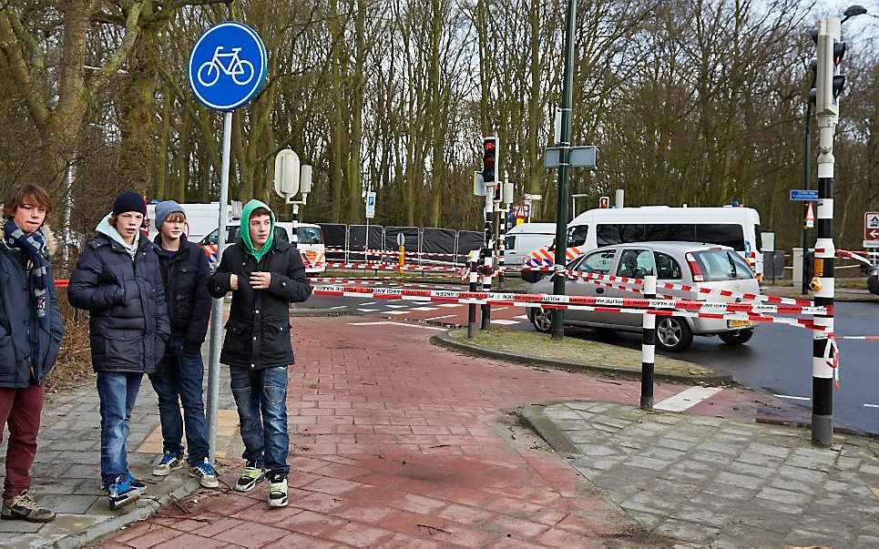 Aan de rand van een bos bij de duinen is donderdag het lichaam gevonden van de 13-jarige Anass Aouragh. Foto ANP