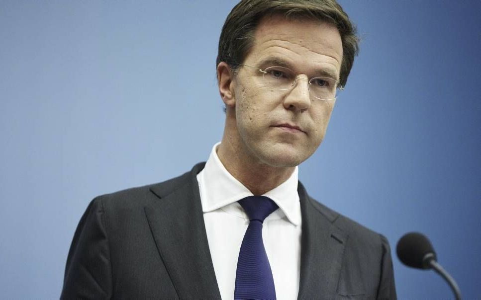 Premier Rutte. Foto ANP