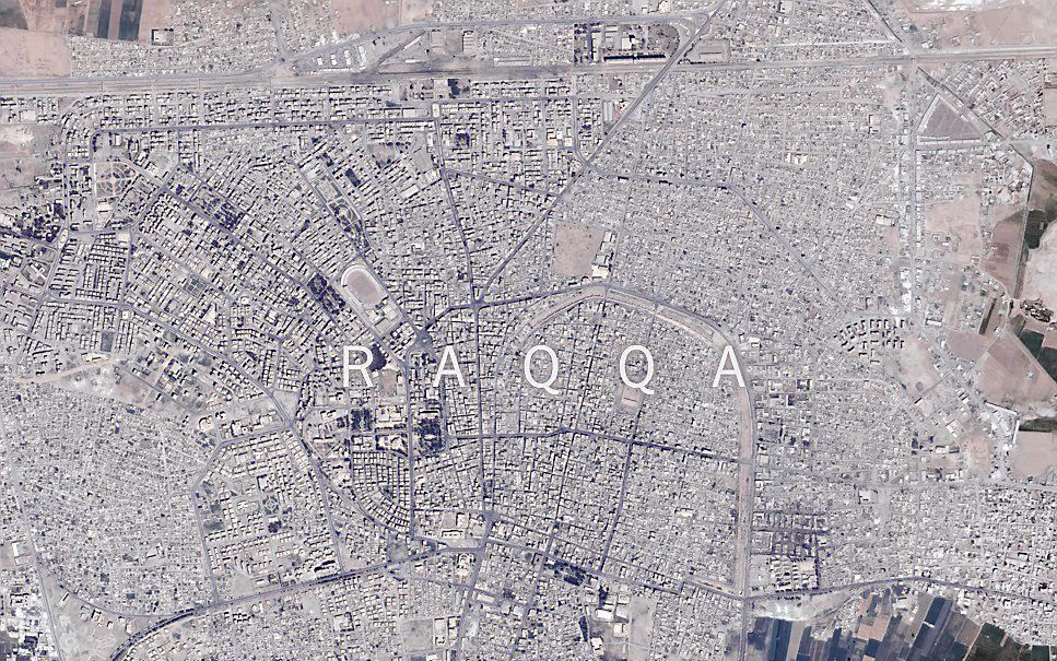 Raqqa. Beeld uit productie New York Times