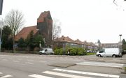 Het kerkgebouw van de christelijke gereformeerde kerk (cgk) in Schiedam. beeld RD