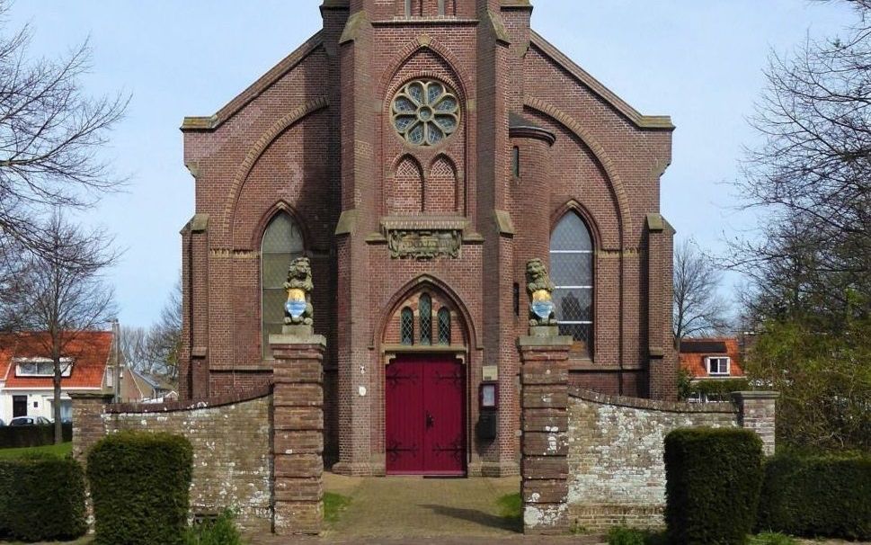 De Dorpskerk van Nieuw- en Sint Joosland. beeld Wikimedia