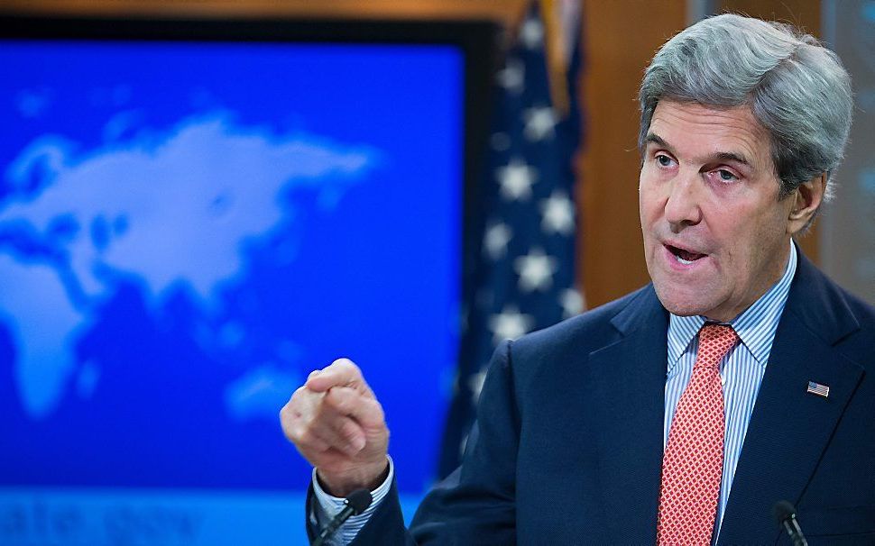 John Kerry. beeld: AFP