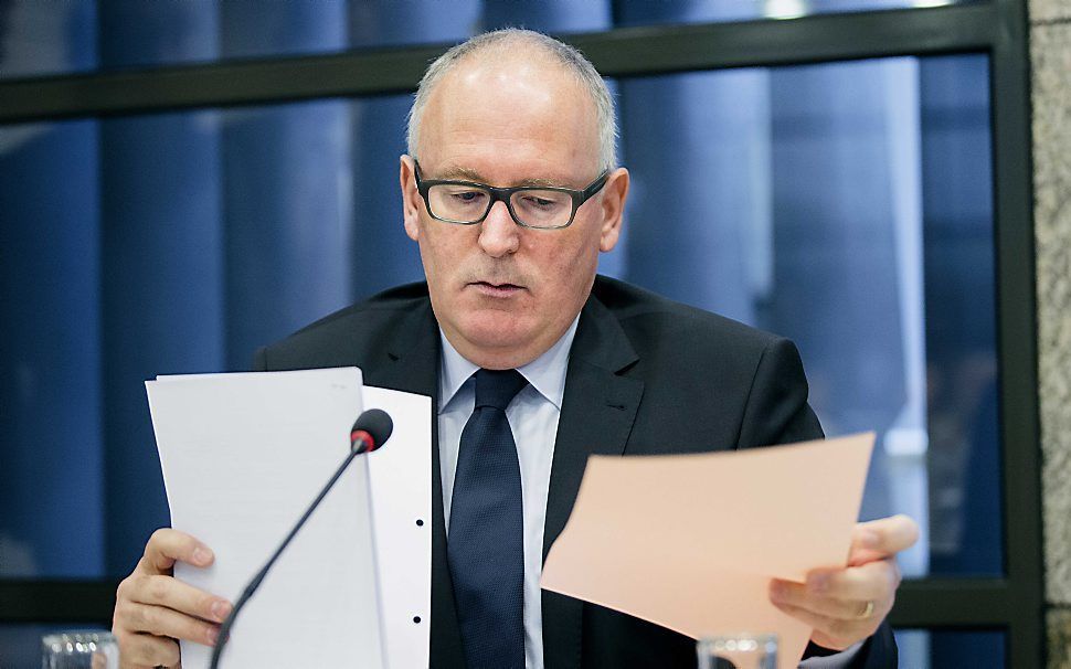 Timmermans. beeld ANP