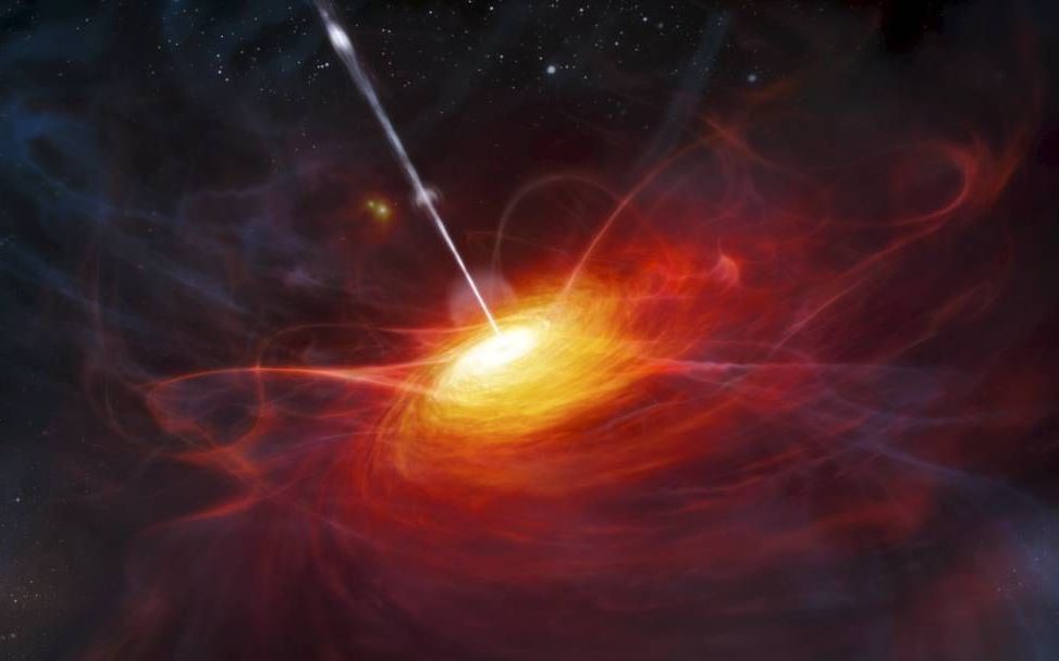 Quasar. Foto Wikimedia, ESO