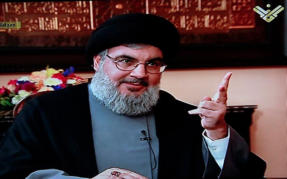 Hassan Nassrallah, leider van Hezbollah. beeld EPA