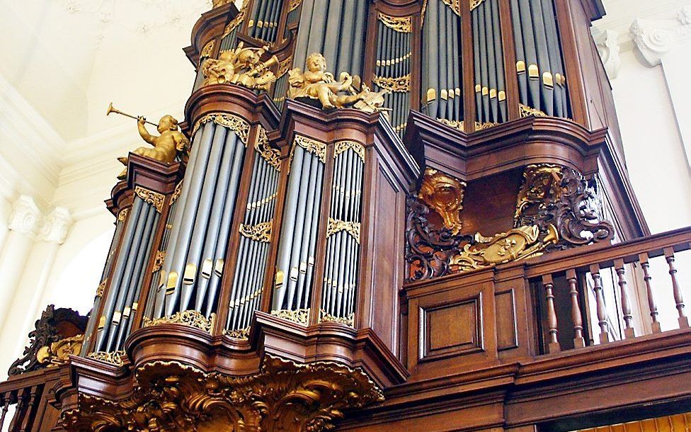 Het Bätzorgel in de evangelisch-lutherse kerk in Den Haag. beeld Stichting Cultuur en Muziek in de Lutherse kerk