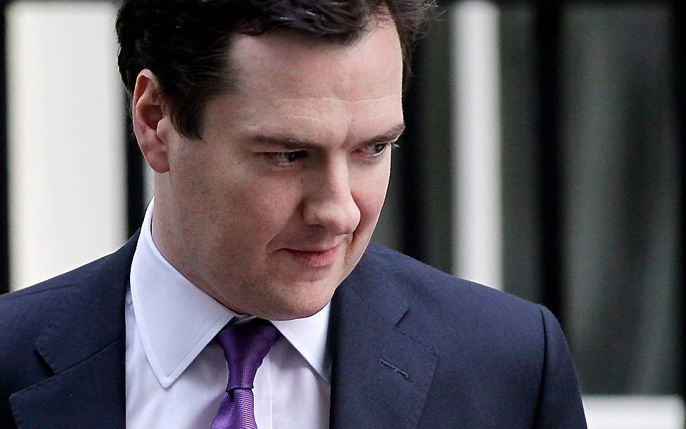 Britse minister van Financiën Osborne.  Foto EPA