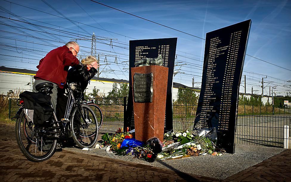 Monument voor de treinramp bij Harmelen. Foto ANP