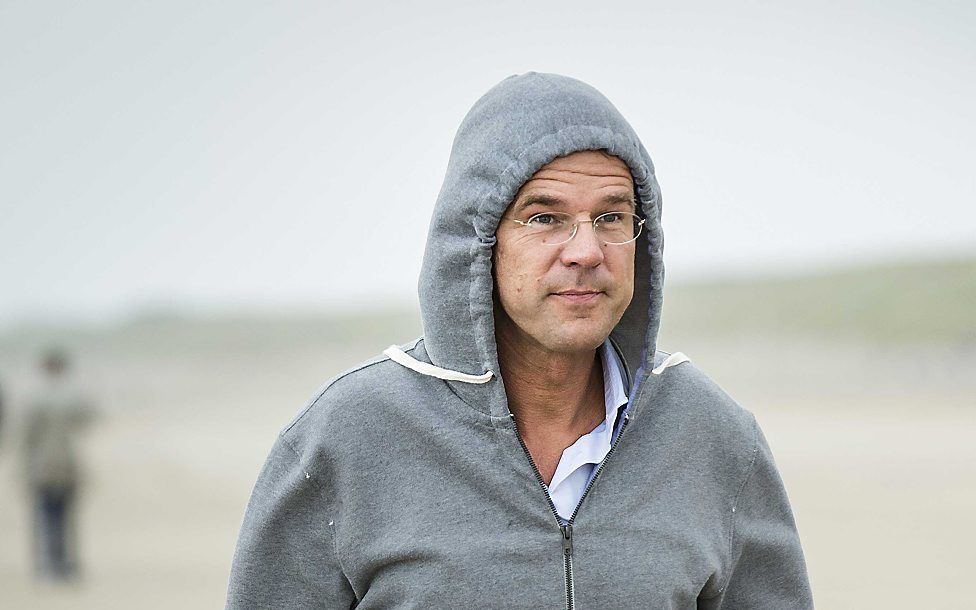 Rutte tijdens de heidag van het kabinet. beeld ANP