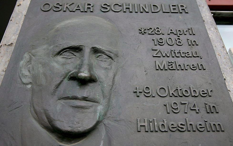 Plaquette van Oskar Schindler in Frankfurt a/d Main. Foto EPA