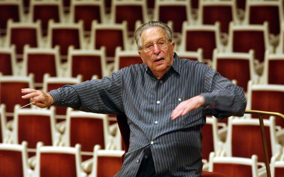 Dirigent Kurt Sanderling. Foto Konzerthaus Berlin