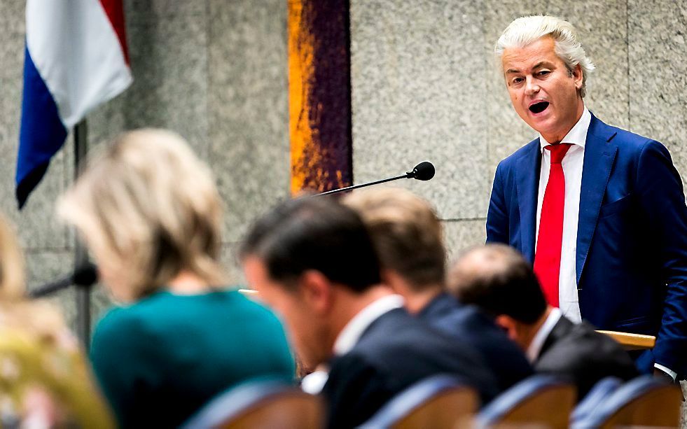 „De PVV heeft 20 zetels in de Tweede Kamer. Die moeten ergens vandaan komen.” beeld ANP, Remco de Waal