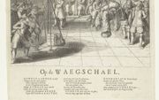 Het pamflet Op de Waeg-schael uit 1618. beeld Rijksmuseum, Amsterdam