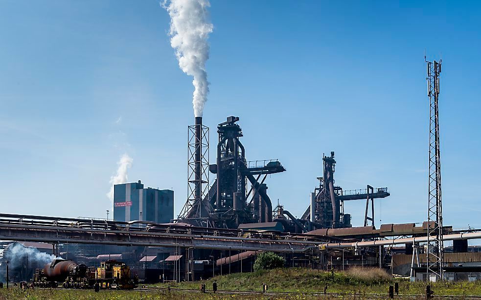 De hoogovens van staalbedrijf Tata Steel. beeld ANP