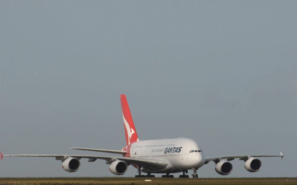 Airbus 380 van vliegmaatschappij Qantas. Foto EPA