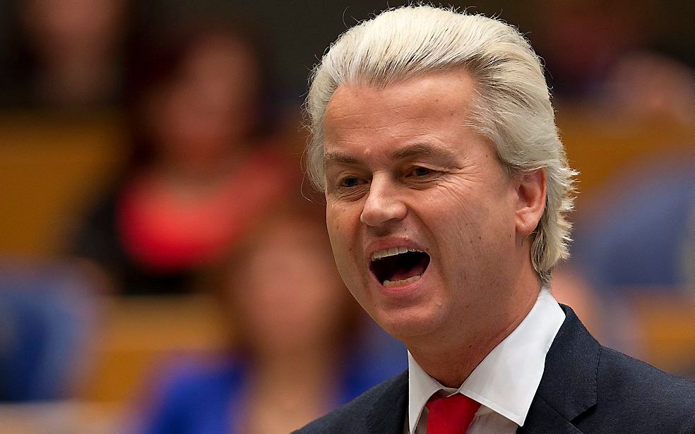 PVV-leider Wilders.  Foto ANP