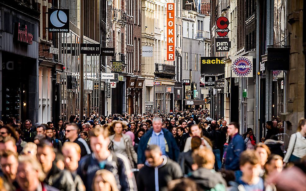 Een winkelstraat. beeld ANP