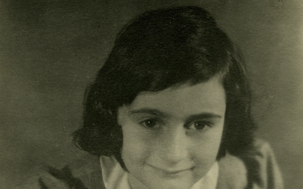 Anne Frank in 1935.  beeld Collectie Anne Frank Stichting