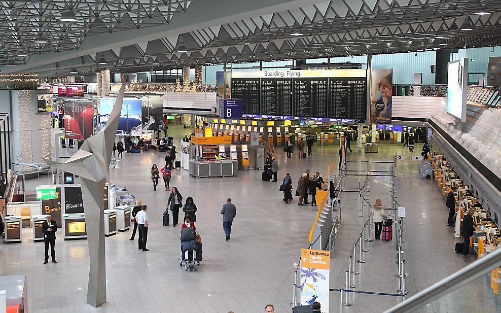 Luchthaven van Frankfurt. Beeld AFP