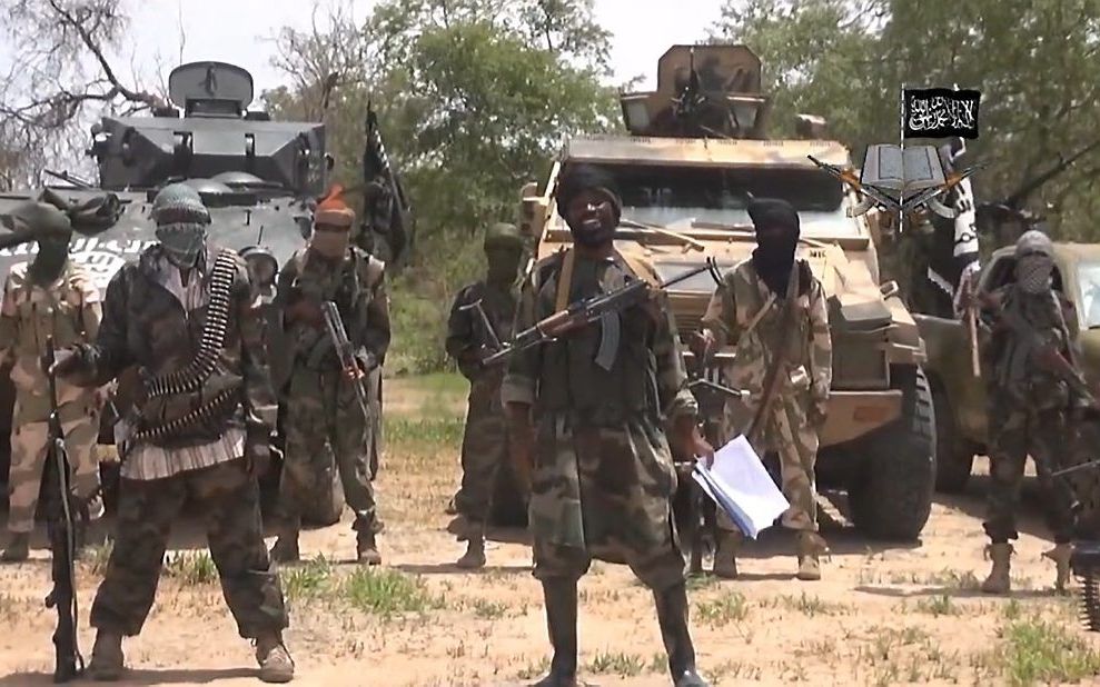 Strijders van Boko Haram. Foto AFP