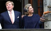 Koning Willem-Alexander en koningin Máxima. beeld EPA