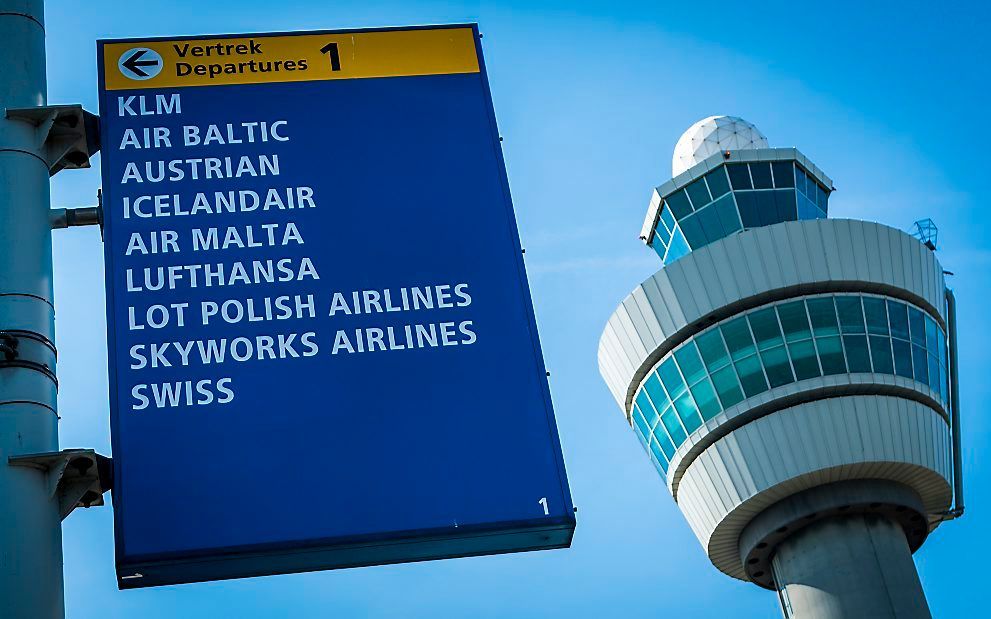 De verkeerstoren van luchthaven Schiphol. beeld ANP