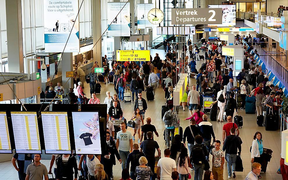 Passagiers op Schiphol. Beeld ANP